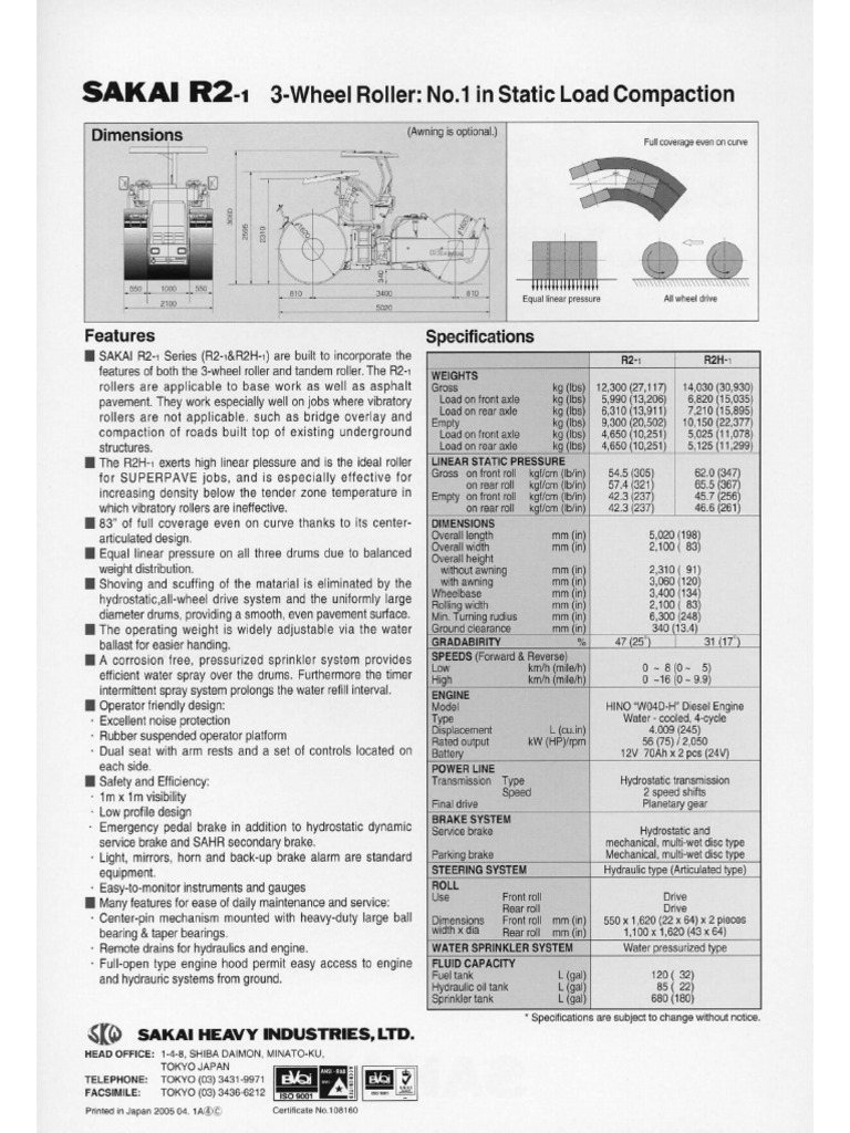Tài liệu kỹ thuật Sakai R2-1 | PDF