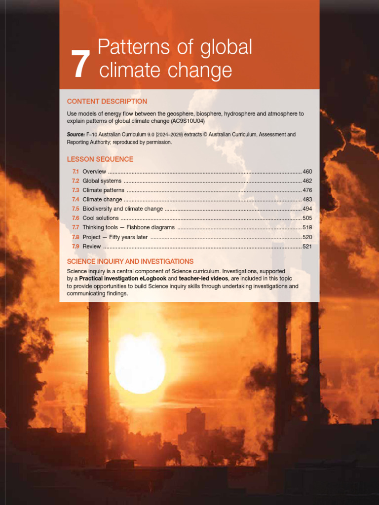 Global Climate Change Patterns Explained | PDF | Earth Sciences ...