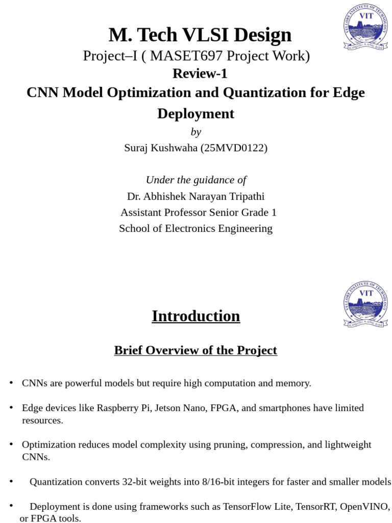 CNN Optimization for Edge Devices | PDF | Field Programmable Gate Array ...