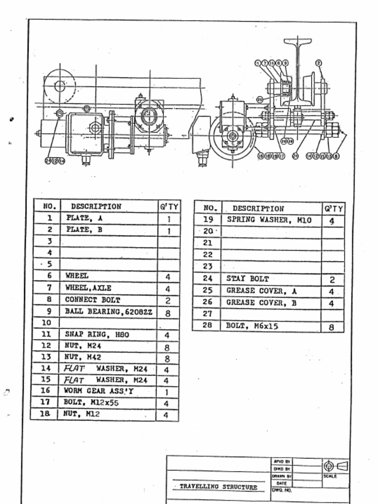 Mono-Rail - Specifications & Travelling Structure Drawing | PDF