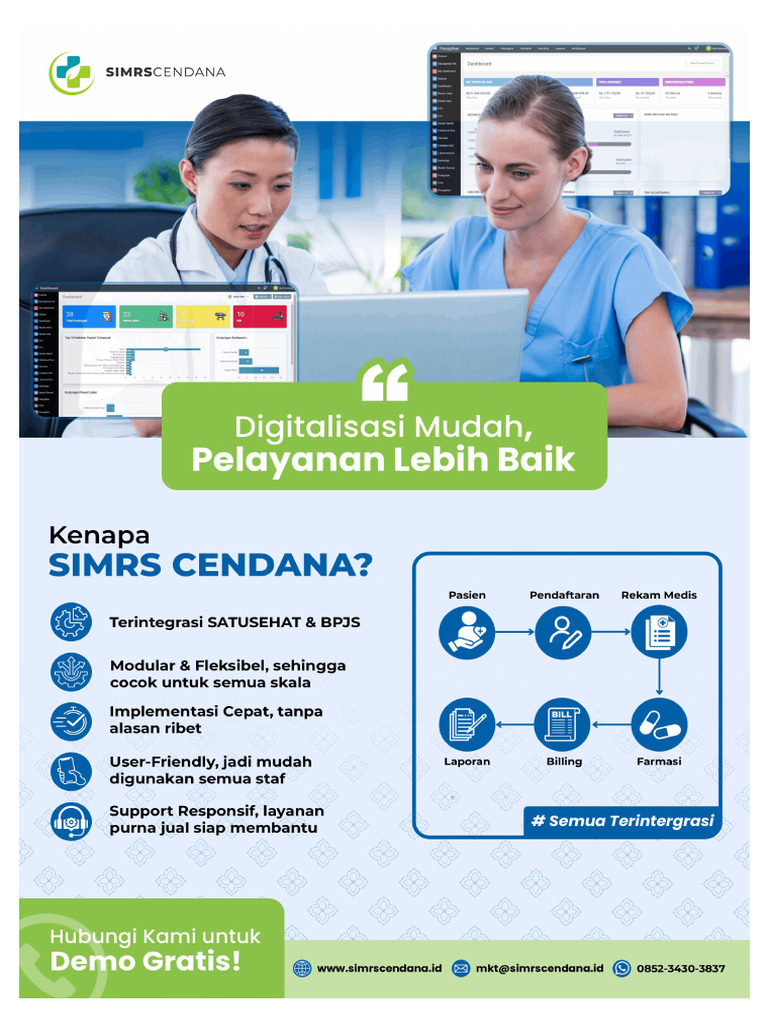 SIMRSCENDANA - ID - Aplikasi SIMRS ERP Rumah Sakit Terintegrasi | PDF