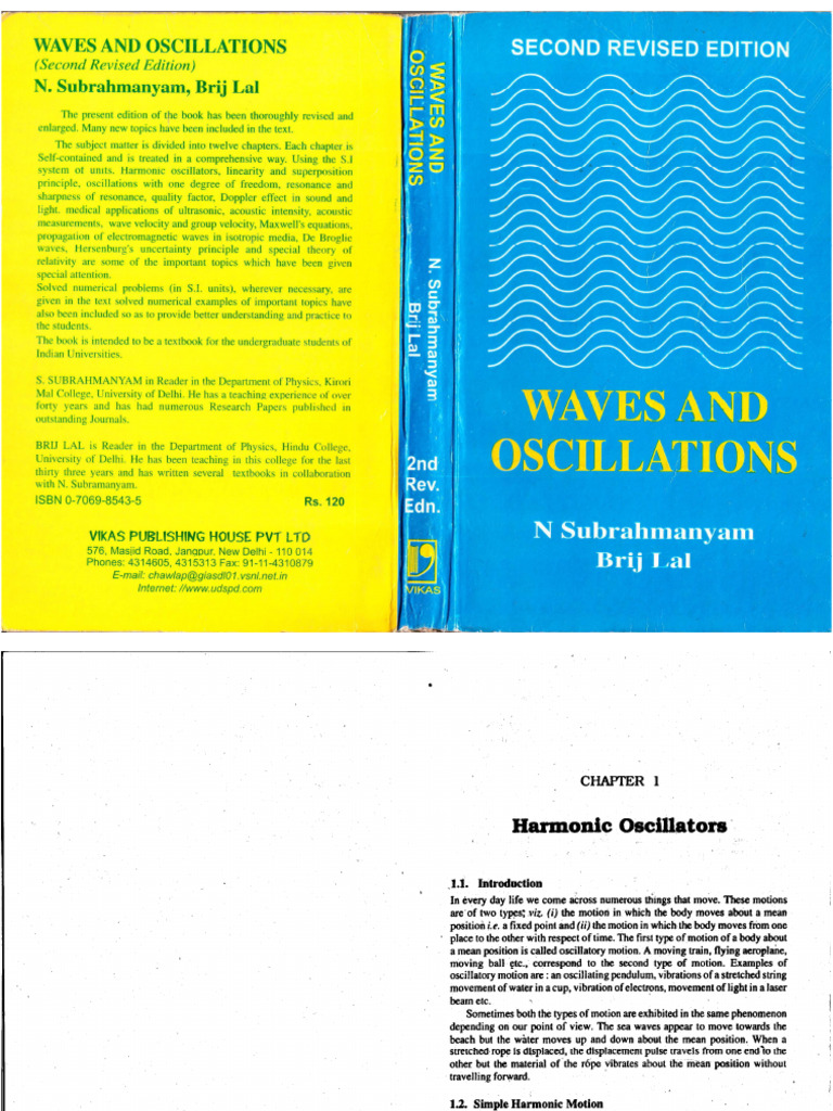 Lecture On Wave and Oscillations - New | PDF