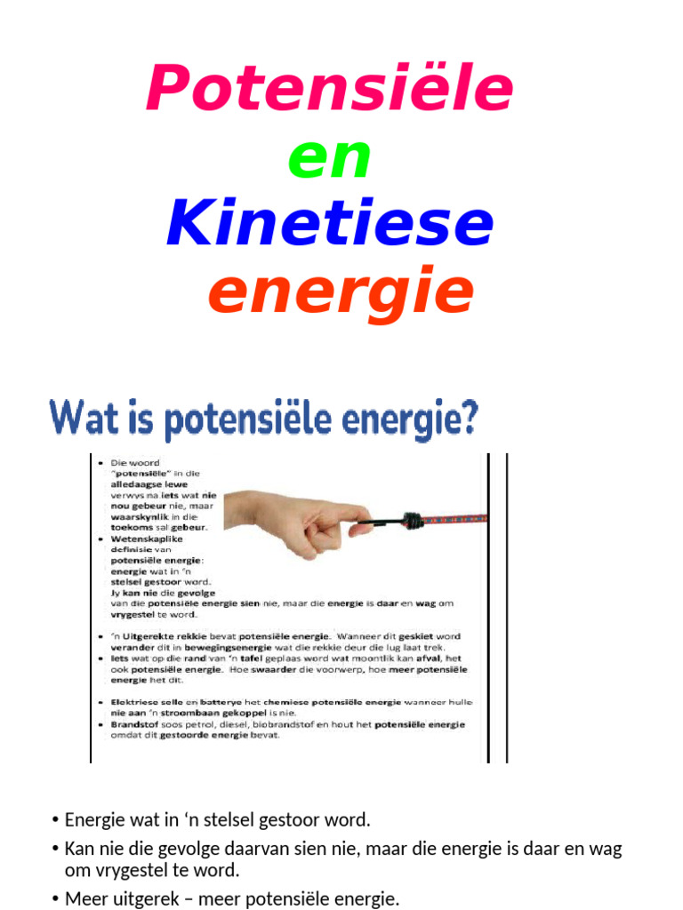 Potensiële | PDF