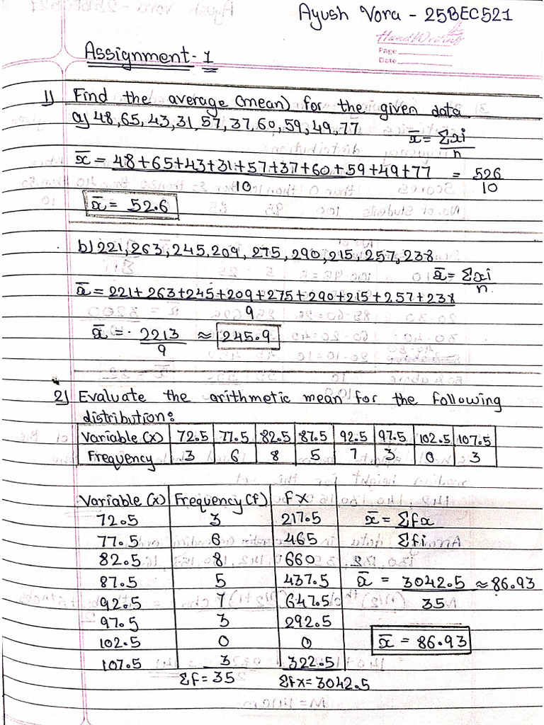 FM Assignment 1 | PDF