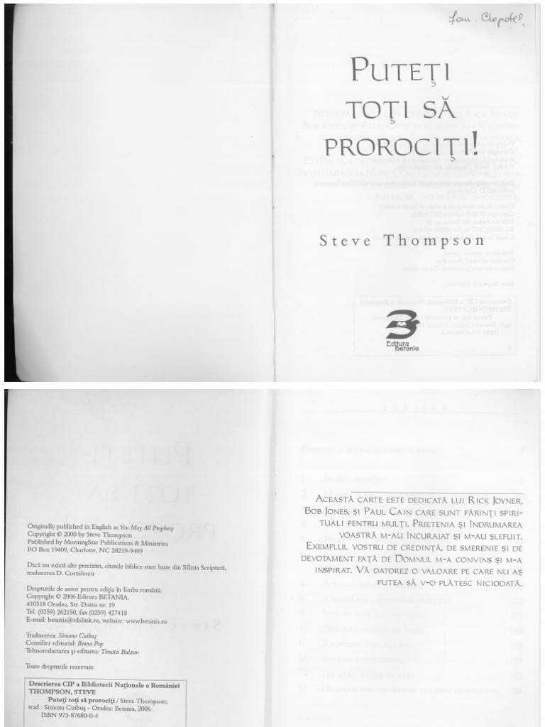 Carte Proroc | PDF