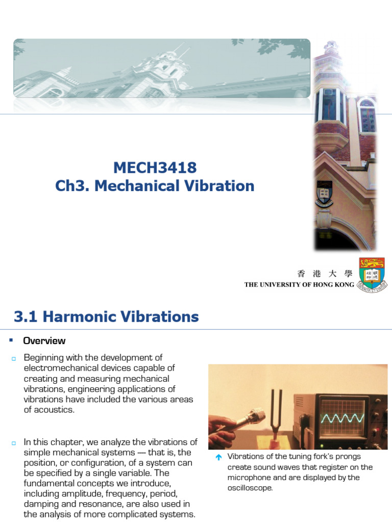 Mechanical Vibration Analysis Basics | PDF | Oscillation | Damping