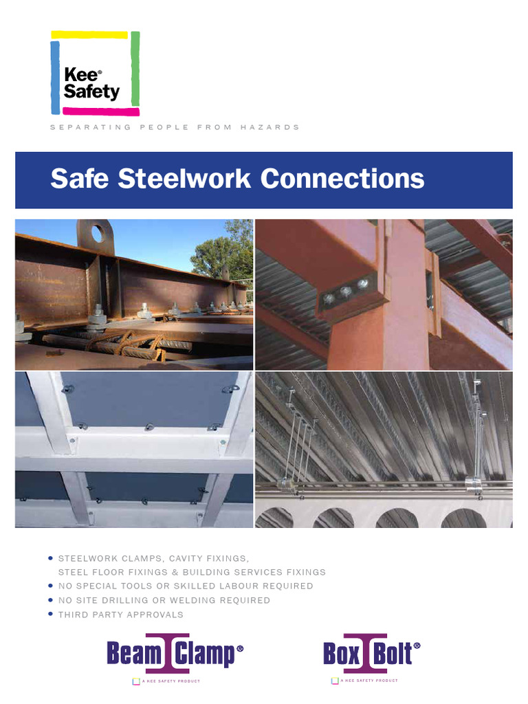 Safe Steelwork Connection Solutions | PDF | Screw | Mechanical Engineering