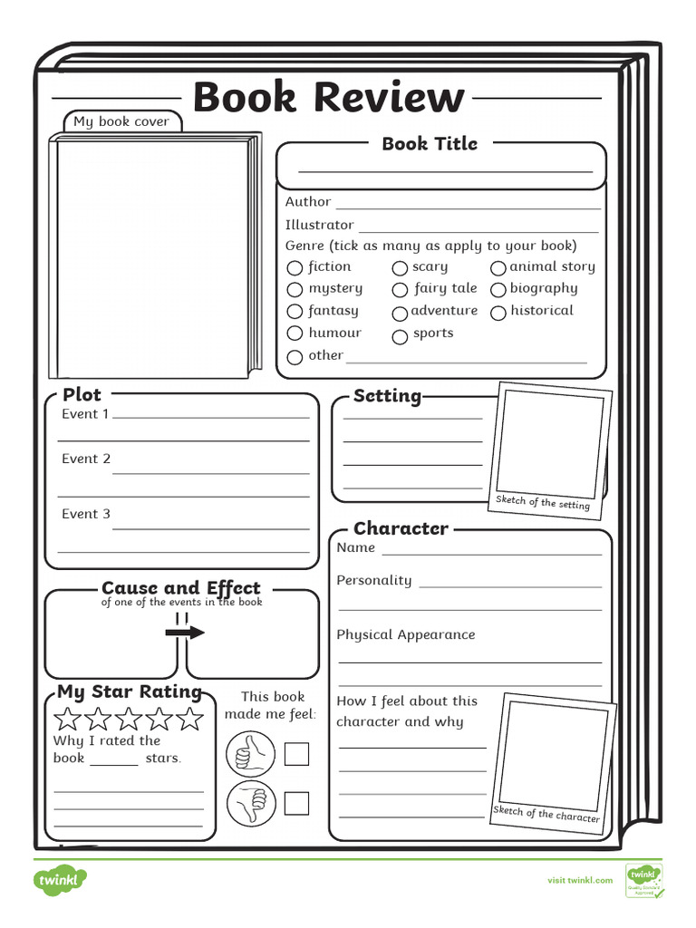 Comprehensive Book Review Template | PDF