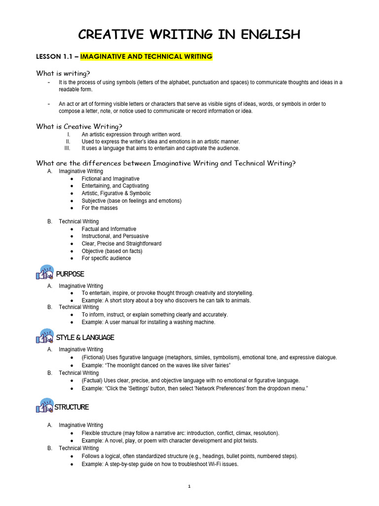 Q1-Week 1 and 4-Cw-Lesson Notes | PDF | Poetry | Taste
