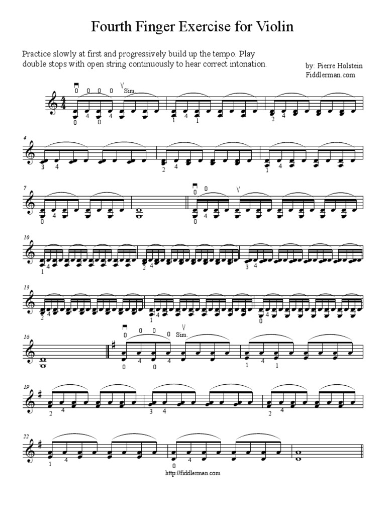 Fourth Finger Excersize | PDF | Livres de cuisine, nourriture et vin ...