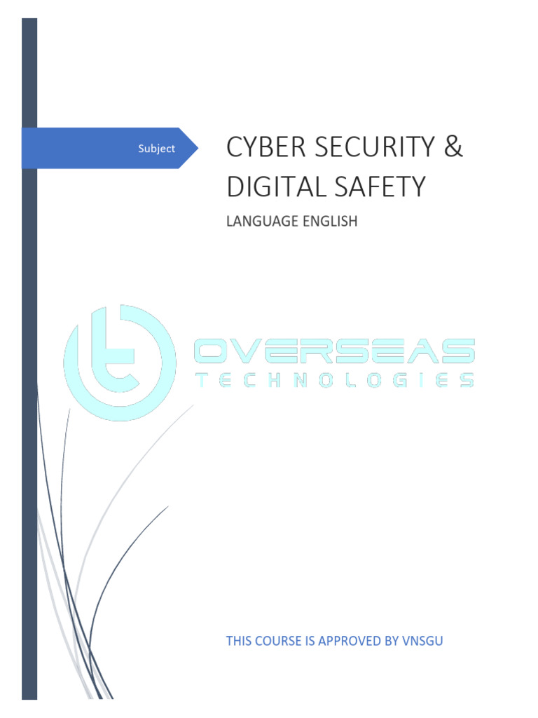 Cyber Security and Digital Safety Course | PDF | Security | Computer ...