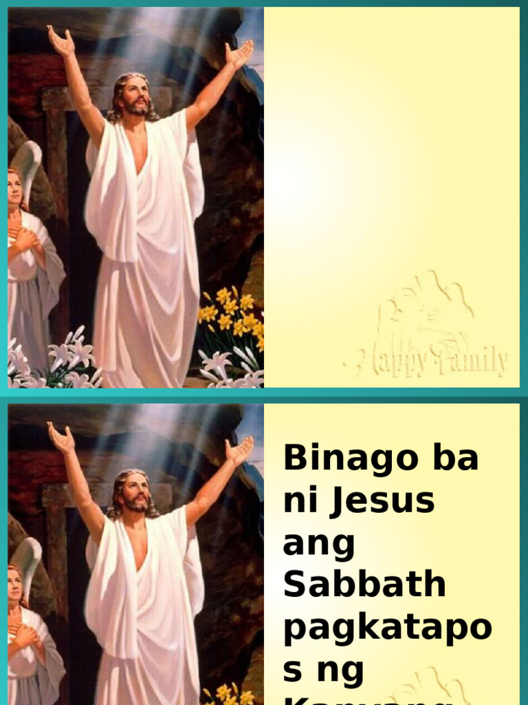 Sabbath Sunday Tagalog | PDF