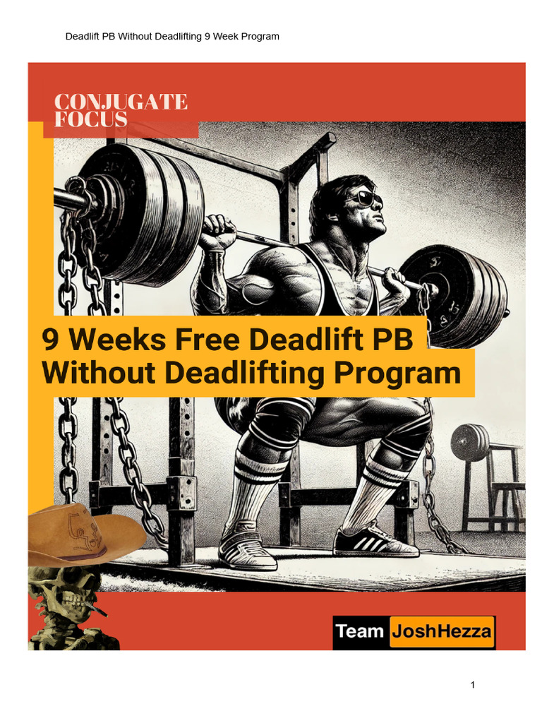 9-Week Deadlift Program Without Lifting | PDF | Weight Training