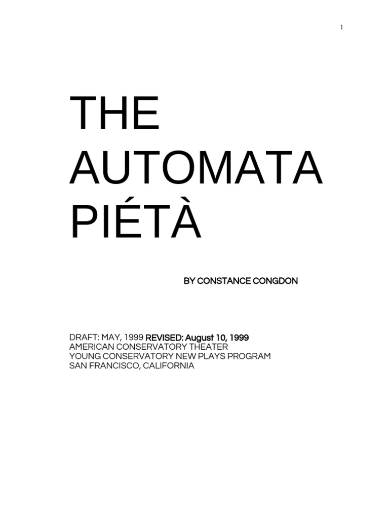 Automata Full Script | PDF | Elvis Presley