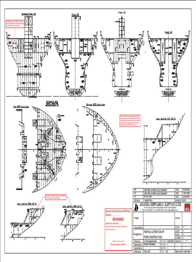 Partial Alteration of Fore Construction - r2-Bv | PDF