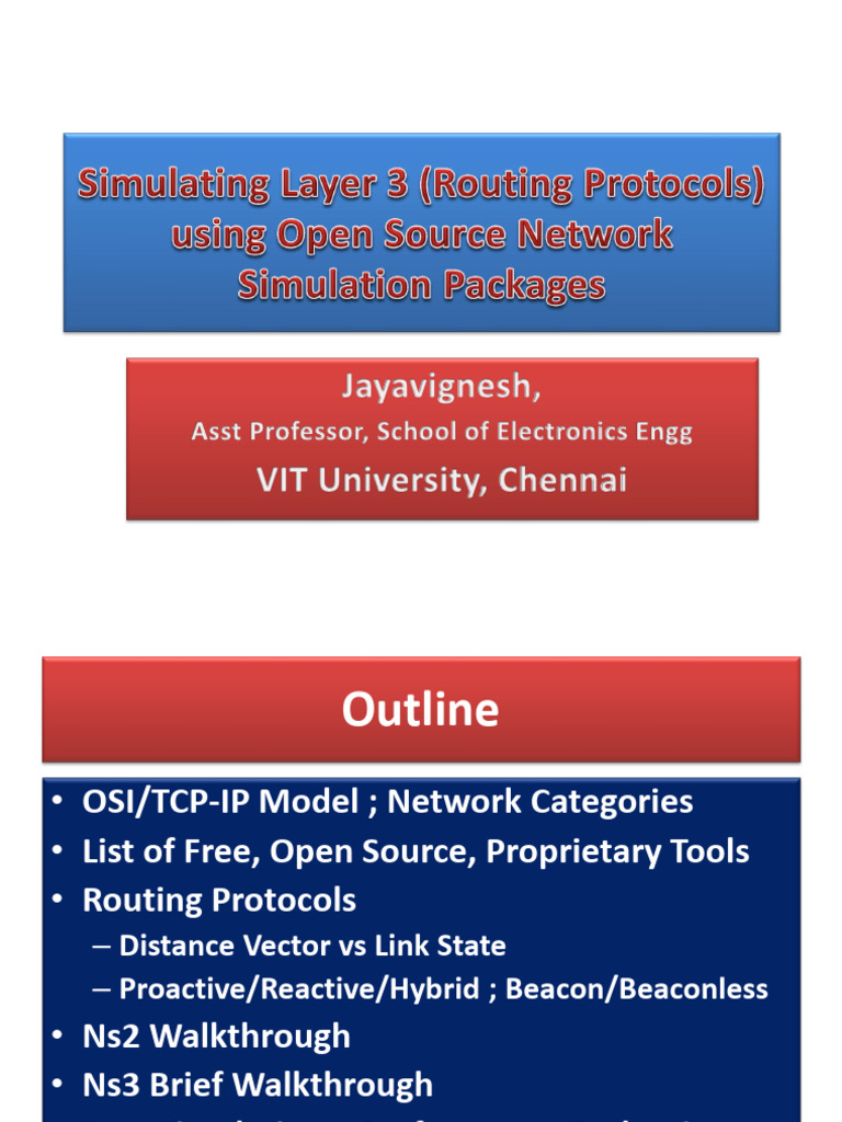 Network Simulation Tools and Protocols Guide | PDF | Routing | Wireless ...