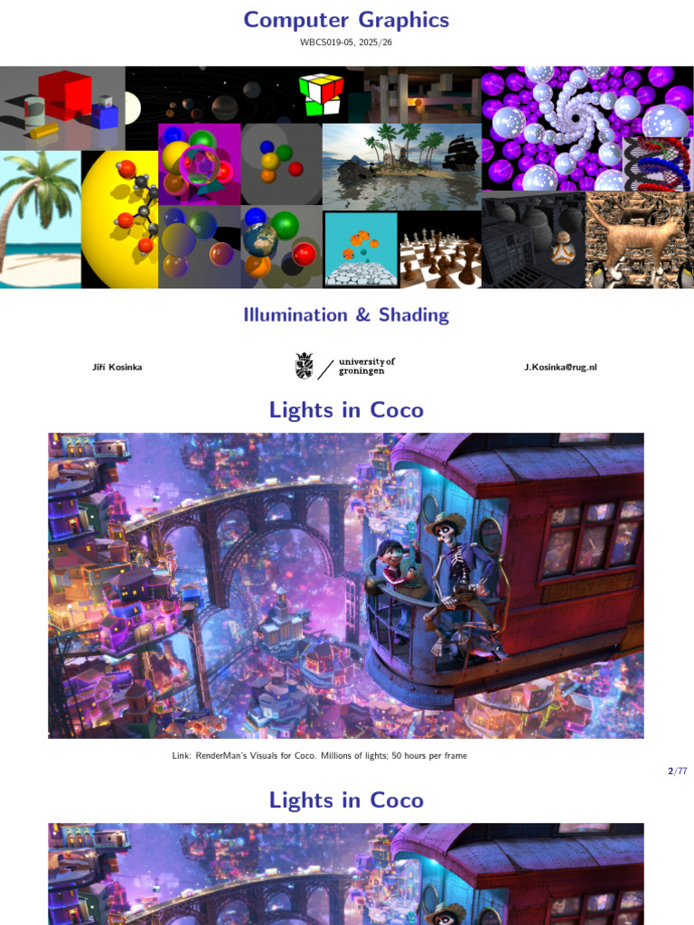Illumination and Shading in CG | PDF | Shader | Reflection (Physics)