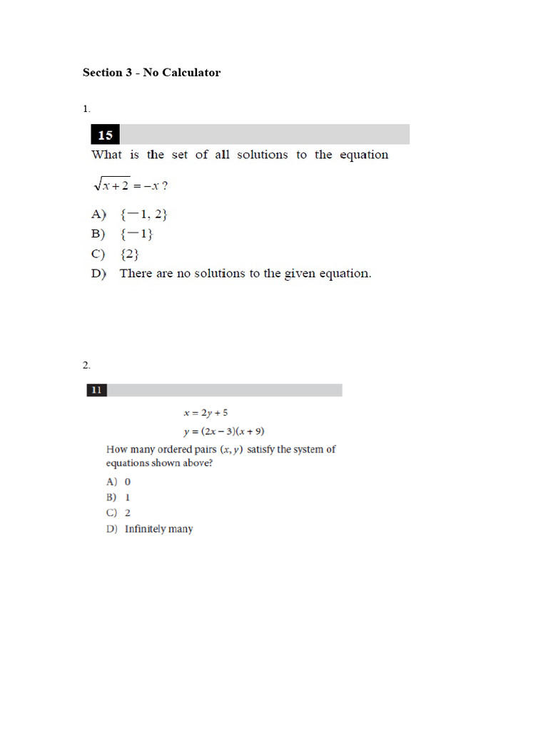 Sat Math 2 Pdf