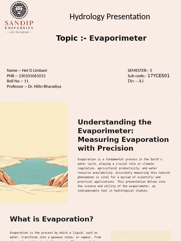 Understanding The Evaporimeter Measuring Evaporation With Precision ...