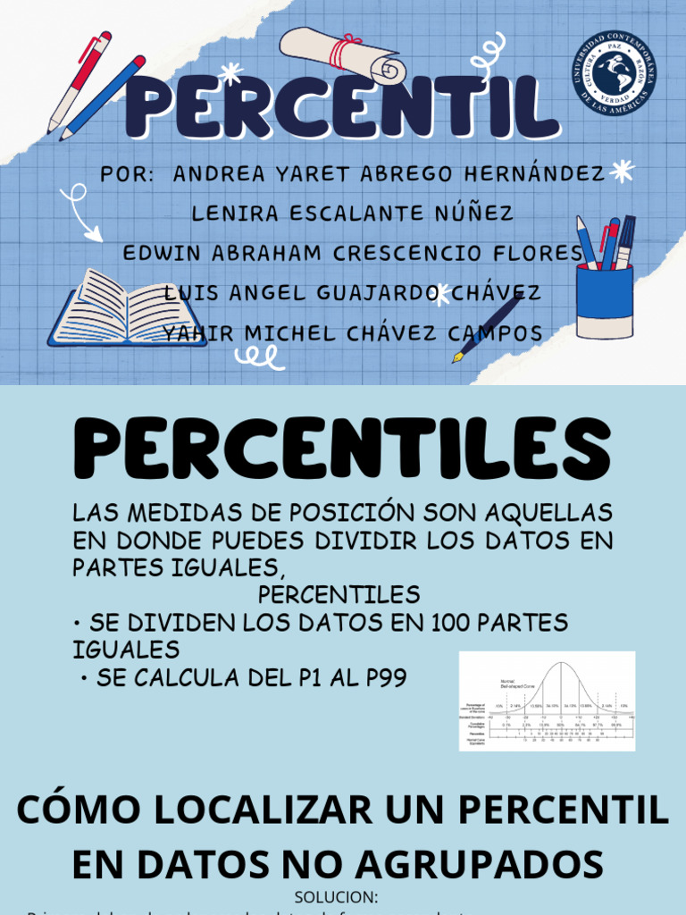 Cómo Calcular Percentiles en Estadística | PDF