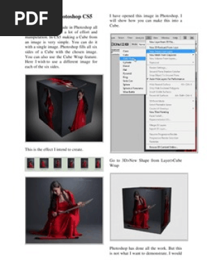 3D CUBE in Photoshop CS5