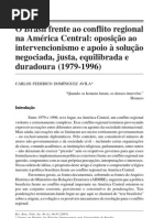 O Brasil Frente Ao Conflito Regional