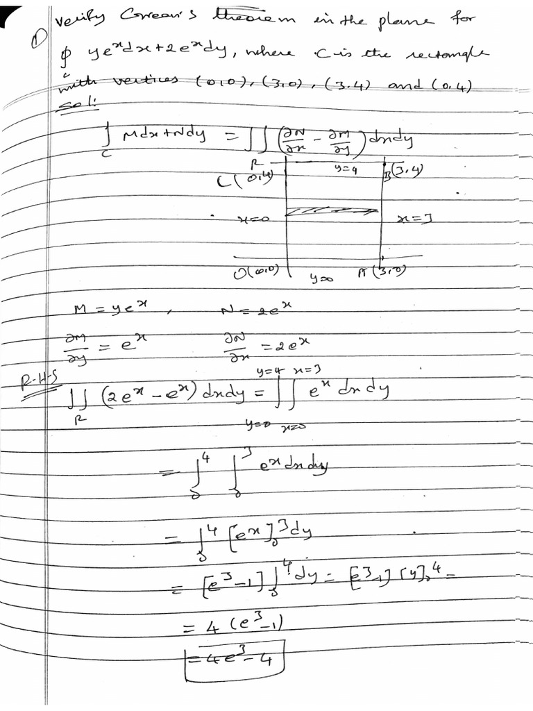 Vector Calculus Test | PDF