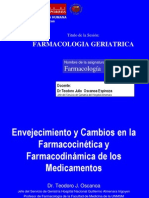 Farmacocinetica Dinamica Geriatria DR Oscanoa