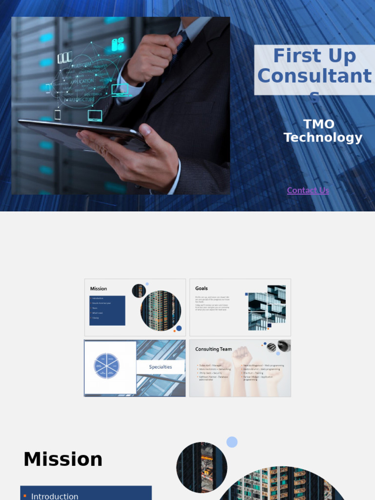 TMO Technology Consulting Overview | PDF