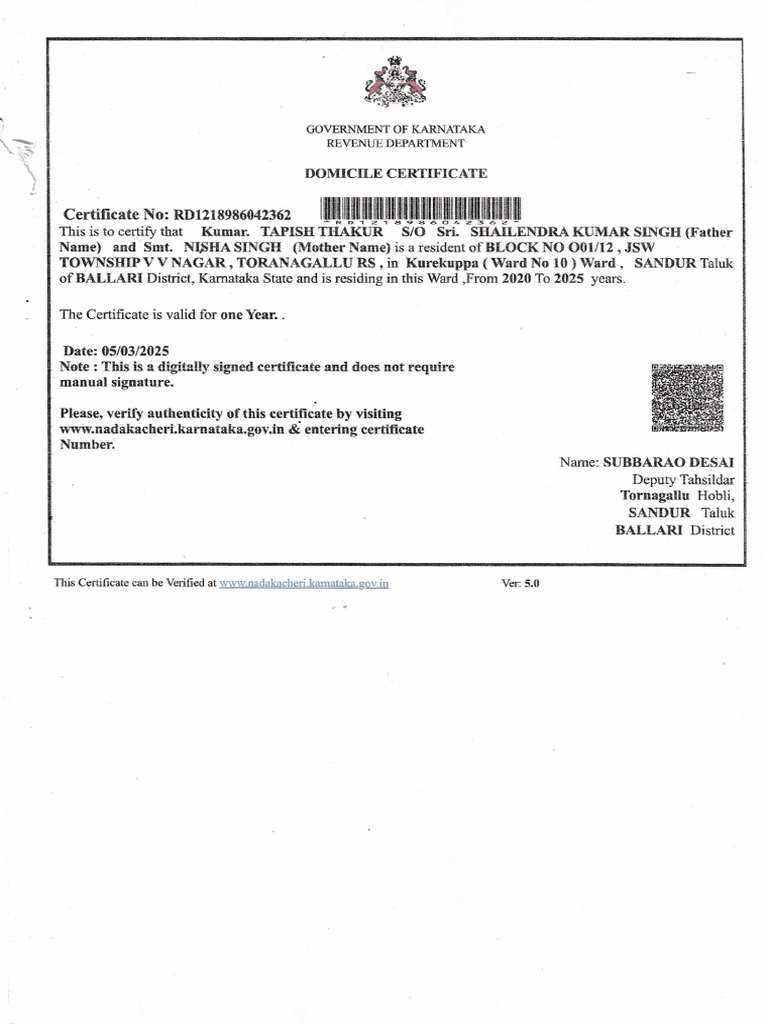 karnataka-domicile-certificate-2025-pdf