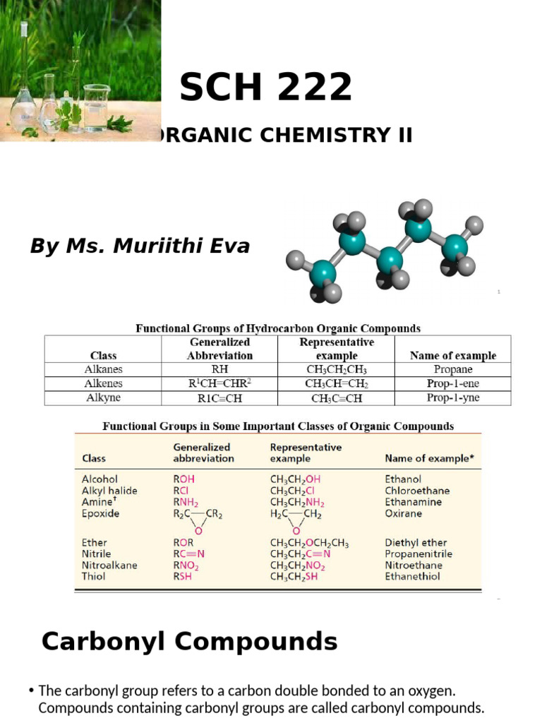 Understanding Carbonyl Compounds | PDF | Carboxylic Acid | Ester
