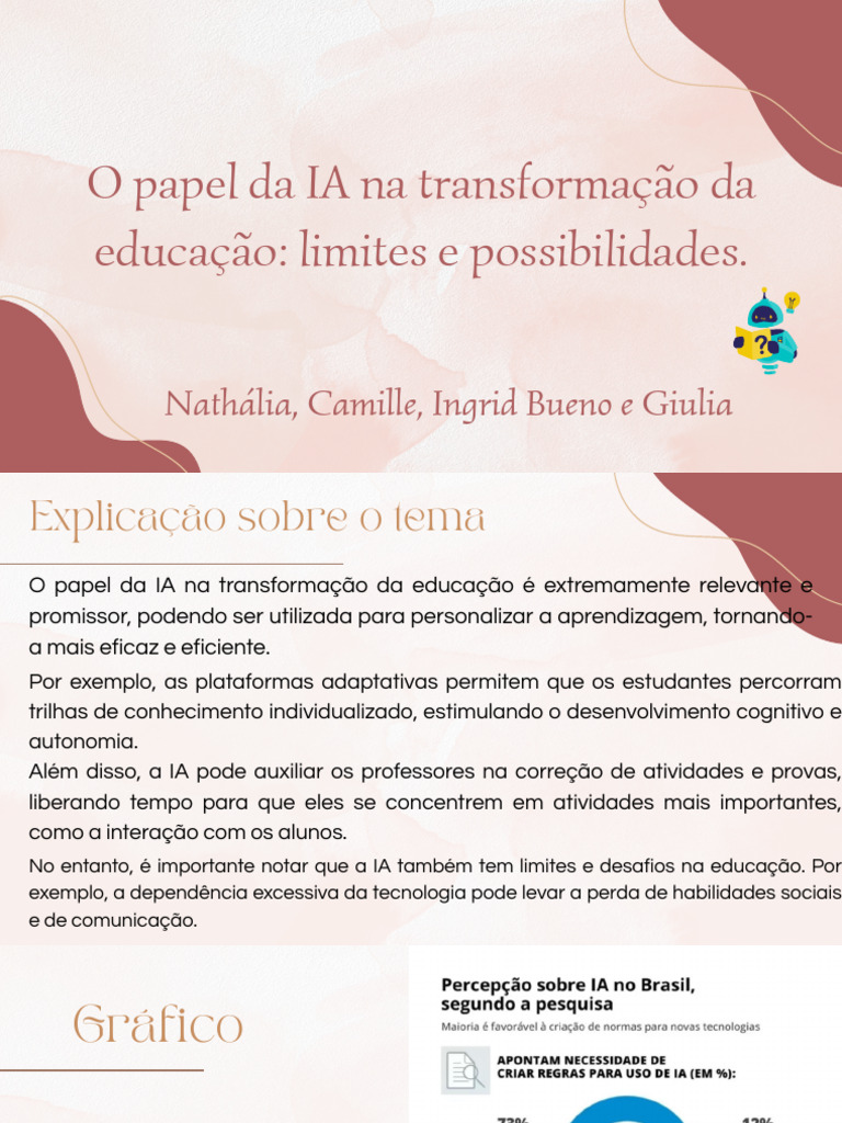 IA na Educação: Limites e Possibilidades | PDF | Inteligência ...