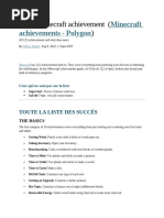 Comprehensive Minecraft Effects List | PDF | Minecraft