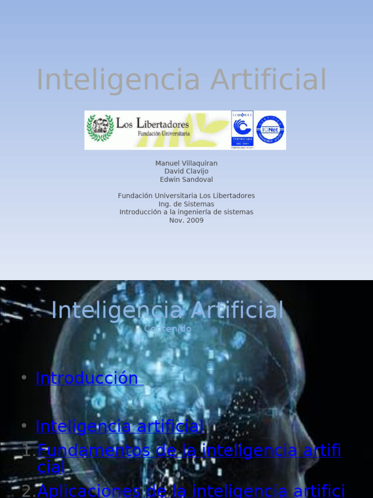 Fundamentos y Aplicaciones de IA | PDF | Datos | Inteligencia artificial