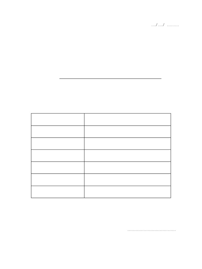 Voluntary Transfer Application Template | PDF