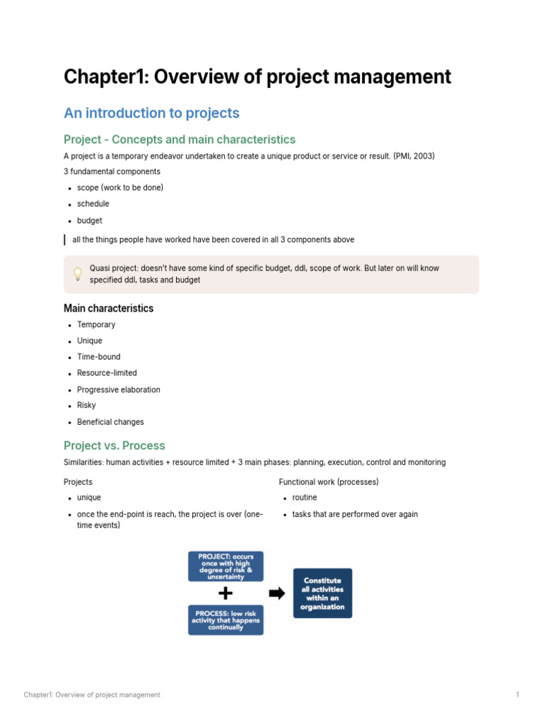 Project Management Essentials Overview | PDF | Project Management ...