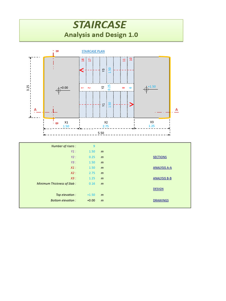Staircase Design and Analysis Guide | PDF