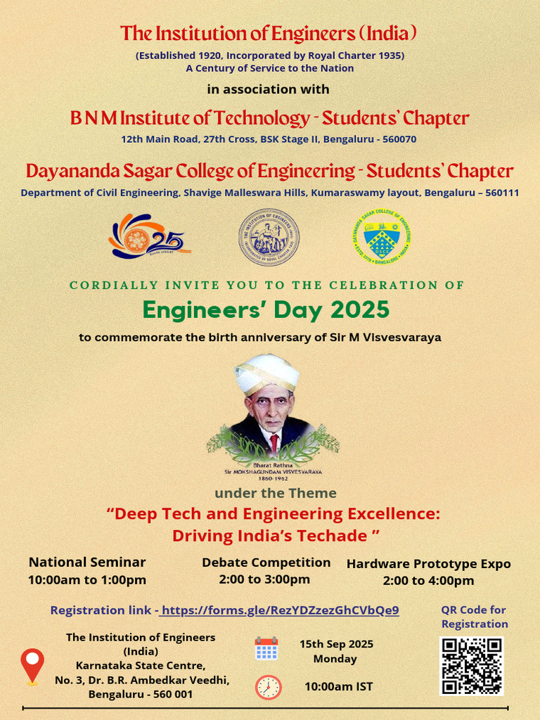 Engineers' Day 2025: Celebrating Deep Tech | PDF | Engineering | Science