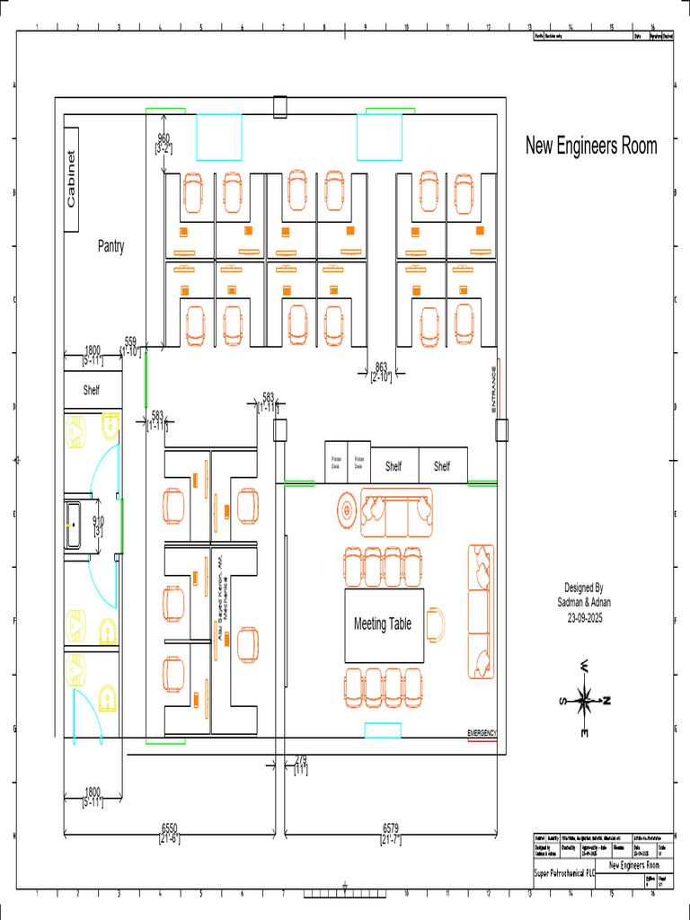 New Engineers Room Layout - (Approved) | PDF