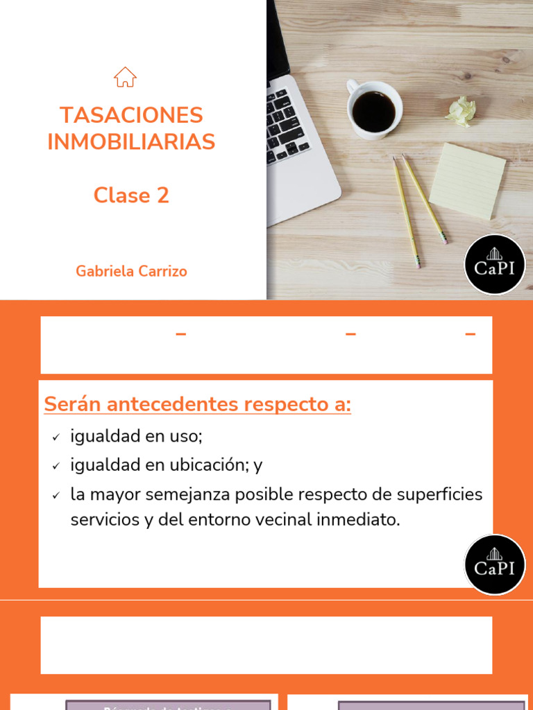 Tasación de Inmuebles y Mejoras | PDF | Valoración (Finanzas) | Tasador
