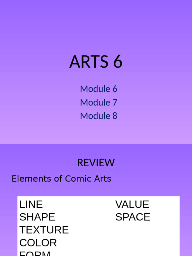 Elements and Principles of Comic Arts | PDF | Cartoon | Comics