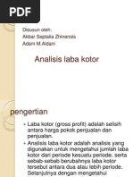 Analisis Laba Kotor