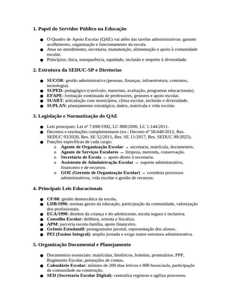 Módulo QAE 2025: Gestão Escolar Eficiente | PDF | Pedagogia ...