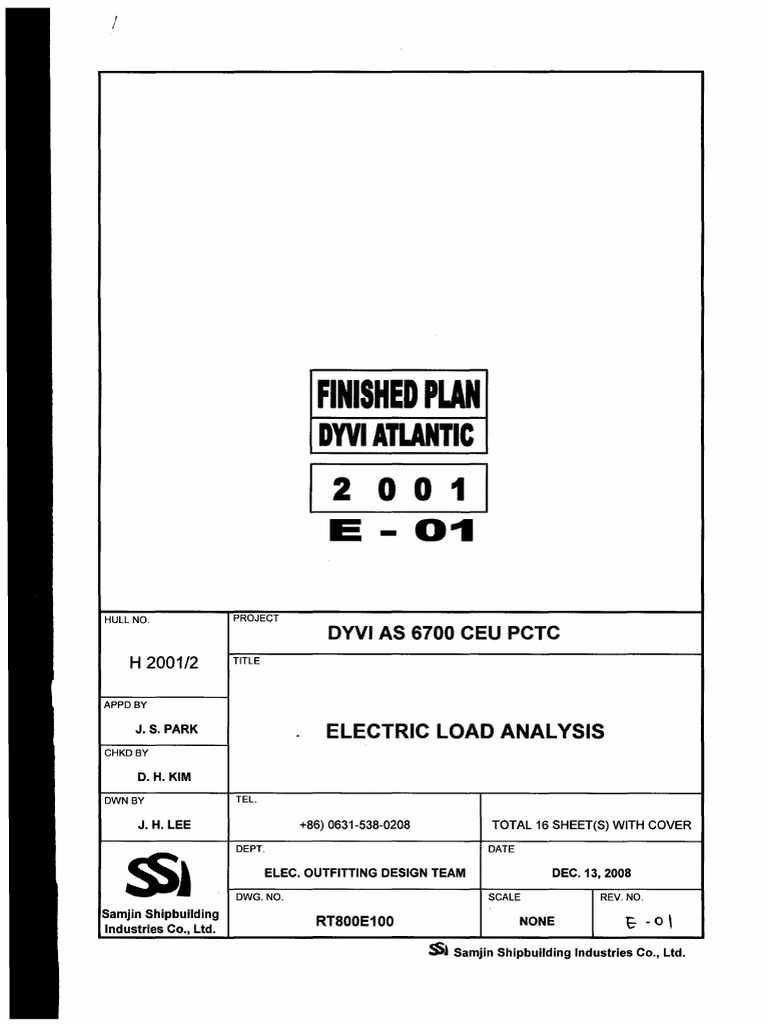 Nocc Atlantic - Electric Load Analysis | PDF | Mechanical Engineering ...