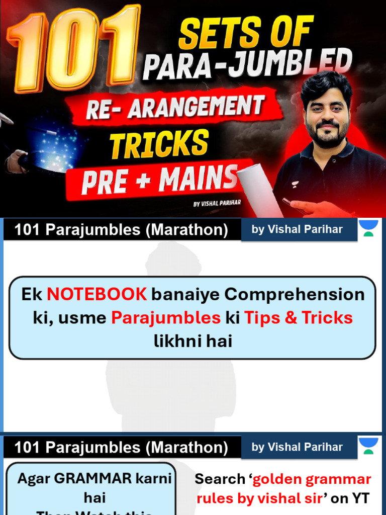 101 Parajumbles Tips and Tricks | PDF | Corporate Social Responsibility ...