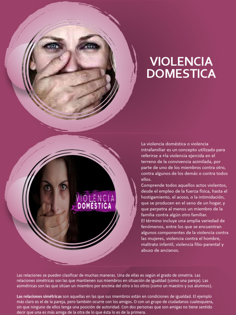 Tipos y Efectos de la Violencia Doméstica | PDF | Violencia doméstica ...