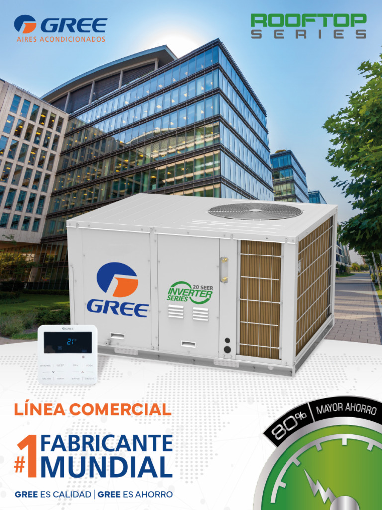 Gree Rooftop Series Ficha Tecnica 2024 | PDF