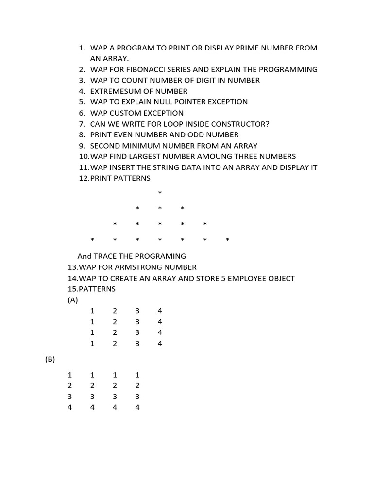Test Yantra Programming Question | PDF