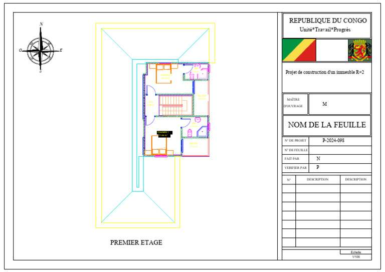Projet d'immeuble R+2 en RDC Congo | PDF