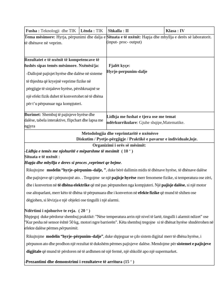 TEMA 3, Tik KL 4 | PDF